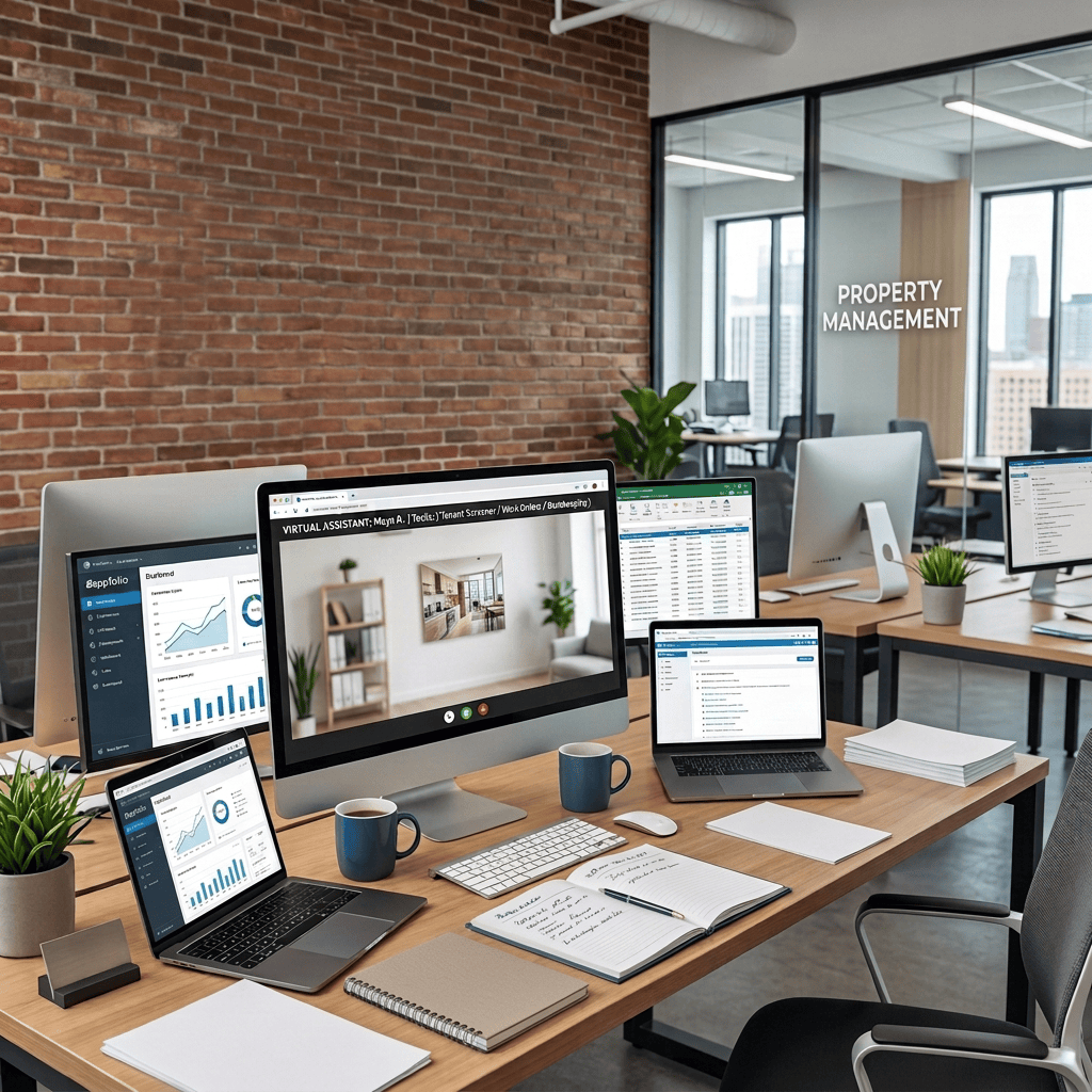 How a property management virtual assistant can support your growing business; streamline operations, boost efficiency, scale your portfolio, and improve tenant satisfaction.